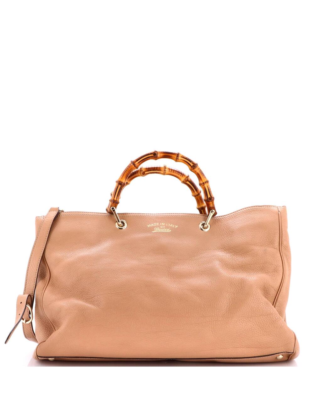 Gucci Bamboo Shopper Tote Leather Large #331776G12B
